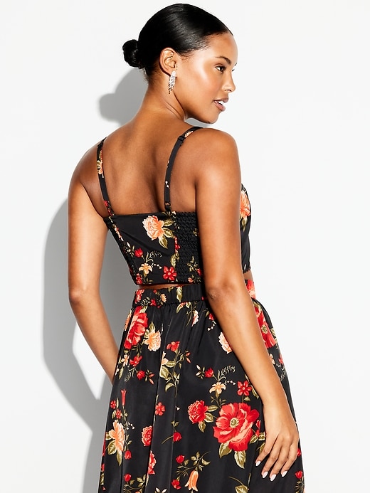 Image number 2 showing, The Occasion by Old Navy Taffeta Cropped Tank Top