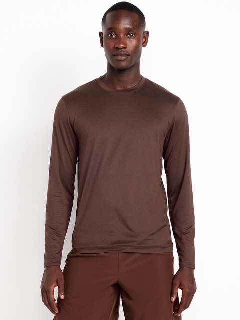 CloudMotion Long-Sleeve T-Shirt - Tannin Brown