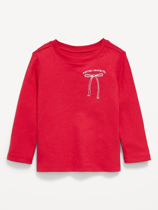 L'image numéro 1 présente T-shirt à imprimé à manches longues pour toute-petite fille