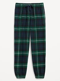 Image number 1 showing, Plaid Flannel Pajama Joggers for Women