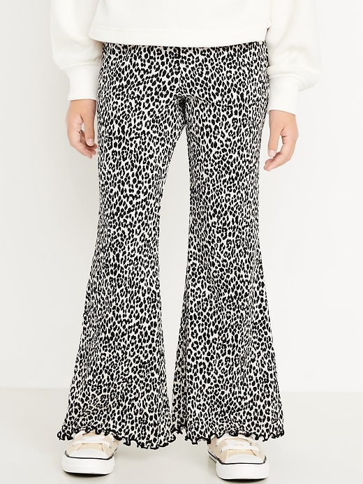 Image number 1 showing, Textured Knit Flare Leggings for Girls