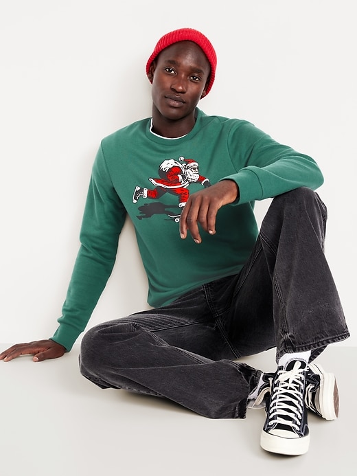 Image number 3 showing, Holiday-Graphic Sweatshirt