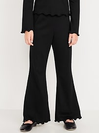 Image number 1 showing, Textured Knit Flare Leggings for Girls