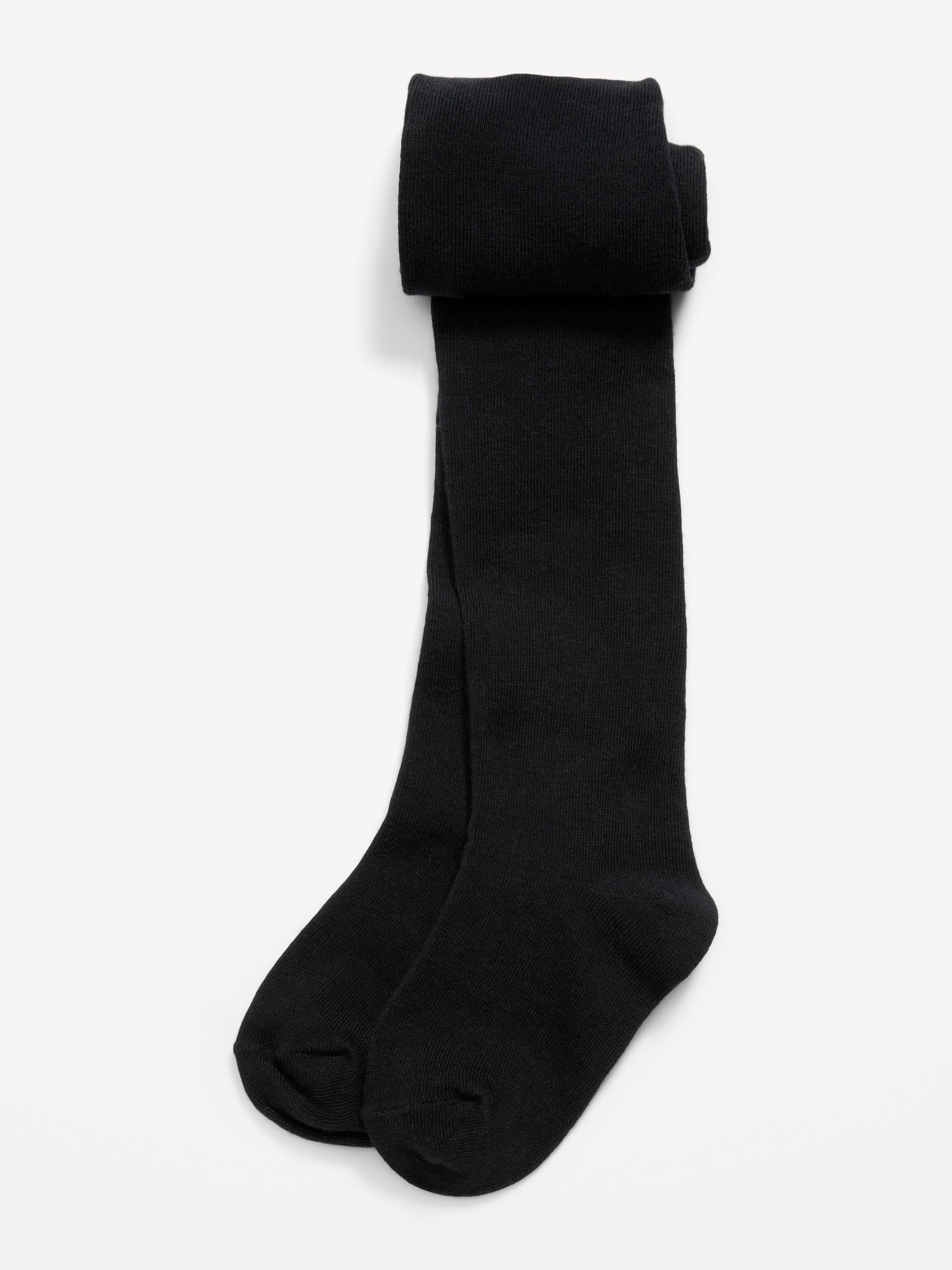 Soft-Knit Solid Tights for Toddler Girls