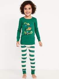 Image number 1 showing, Snug-Fit Graphic Pajama 4-Piece for Toddler & Baby