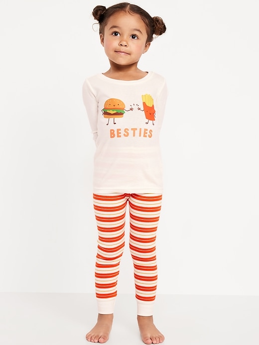 Image number 1 showing, Snug-Fit Graphic Pajama 4-Piece for Toddler & Baby