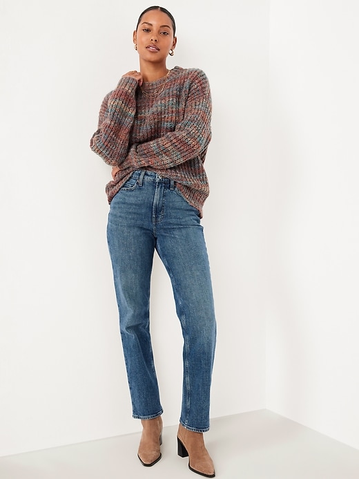 Image number 3 showing, Shaker-Stitch Crew-Neck Tunic Sweater