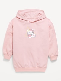 L'image numéro 2 présente Chandail à capuchon long surdimensionné à imprimé Hello Kitty® pour fille