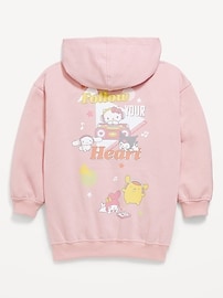 L'image numéro 3 présente Chandail à capuchon long surdimensionné à imprimé Hello Kitty® pour fille