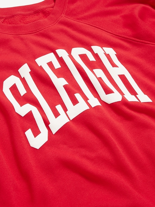 Image number 5 showing, SoComfy Oversized Graphic Raglan Sweatshirt