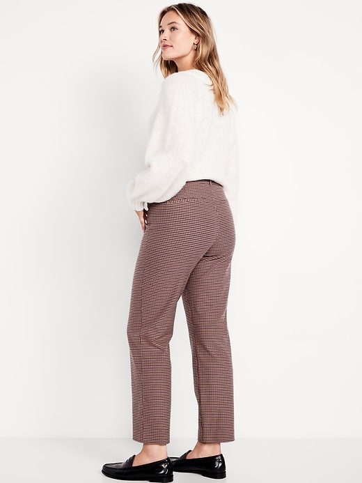 Image number 6 showing, High-Waisted Pixie Straight Ankle Pants