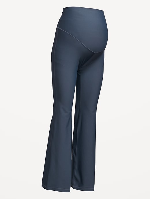 Image number 2 showing, Maternity Full-Panel PowerSoft Flare Leggings