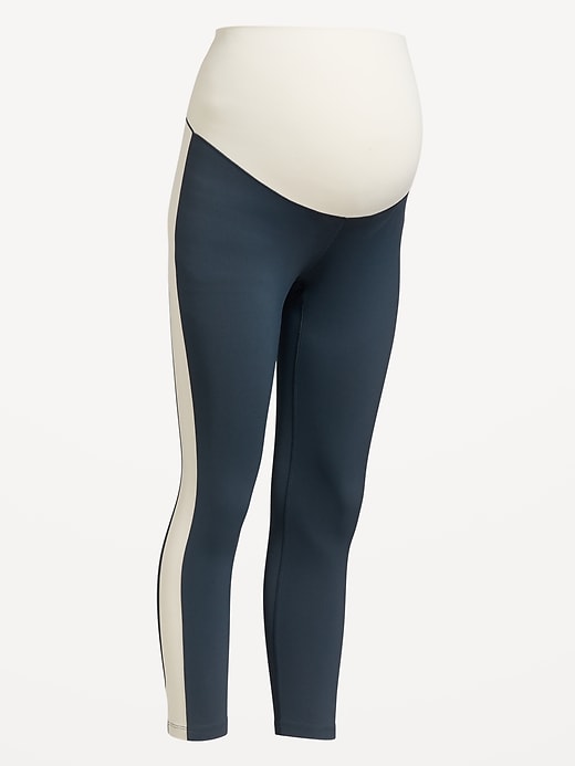 Image number 4 showing, Maternity Full Panel StudioSmooth 7/8 Leggings