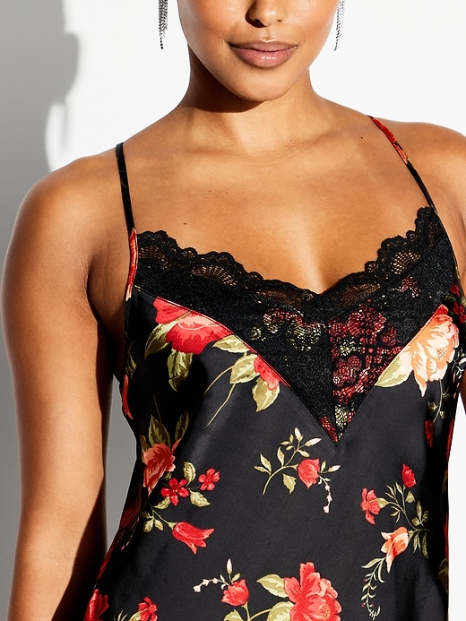 Image number 5 showing, The Occasion by Old Navy Satin V-Neck Maxi Dress