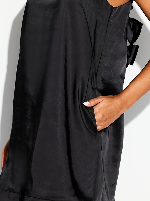 Image number 7 showing, The Occasion by Old Navy Satin Mini Shift Dress