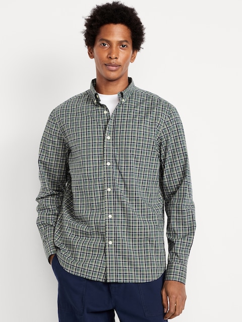 Classic Fit Everyday Printed Shirt - Forest Shade