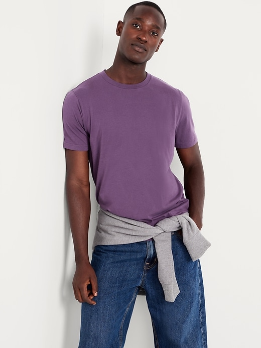 L'image numéro 3 présente T-shirt ras du cou