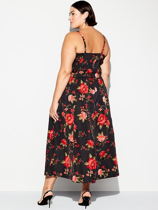 Image number 10 showing, The Occasion by Old Navy High-Waisted Taffeta Midi Skirt