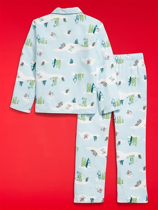 Image number 2 showing, Old Navy x Star Wars Gender-Neutral Button-Front Graphic Pajama Set for Kids