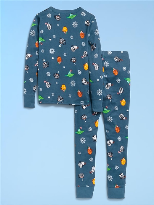 L'image numéro 2 présente Pyjama ajusté à imprimé Old Navy x Star Wars unisexe pour enfant