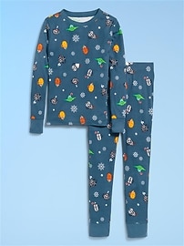 L'image numéro 3 présente Pyjama ajusté à imprimé Old Navy x Star Wars unisexe pour enfant