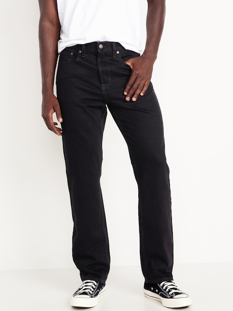 Classic Straight Jeans - Black Rinse