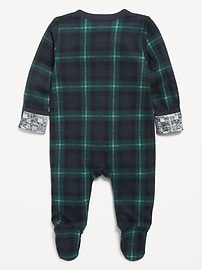 Image number 2 showing, 2-Way-Zip Sleep & Play Footed One-Piece for Baby
