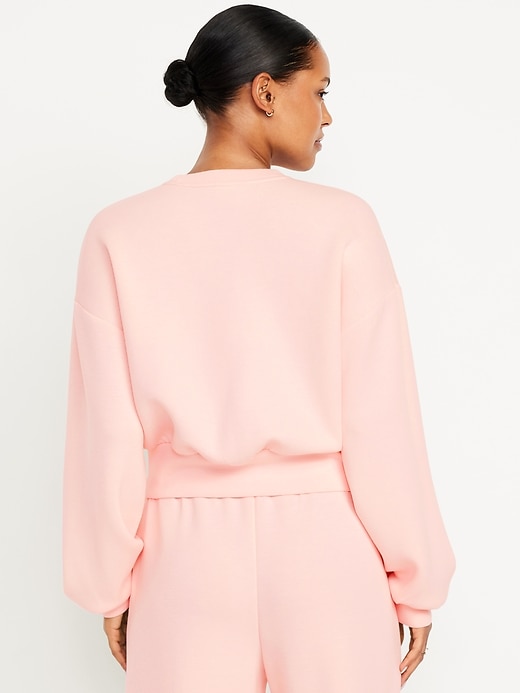 Image number 2 showing, Bounce Fleece Twist-Front Top