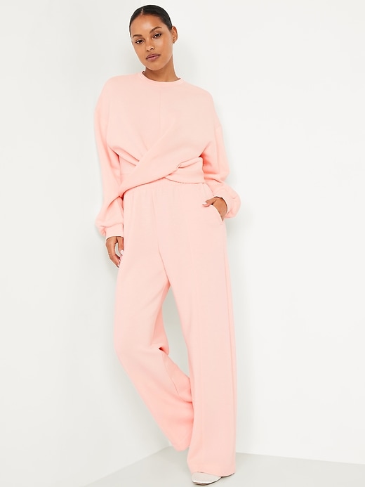 Image number 3 showing, Bounce Fleece Twist-Front Top