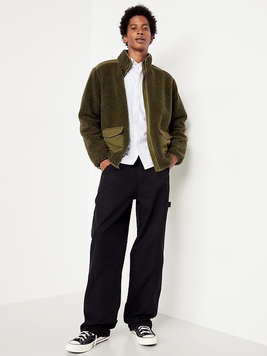 Image number 3 showing, Loose Utility Sherpa Jacket