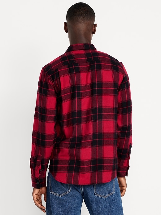 Image number 2 showing, Plaid Flannel Pocket Shirt