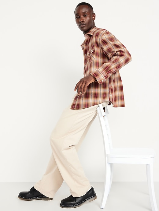 L'image numéro 3 présente Chemise western texturée à carreaux avec poches