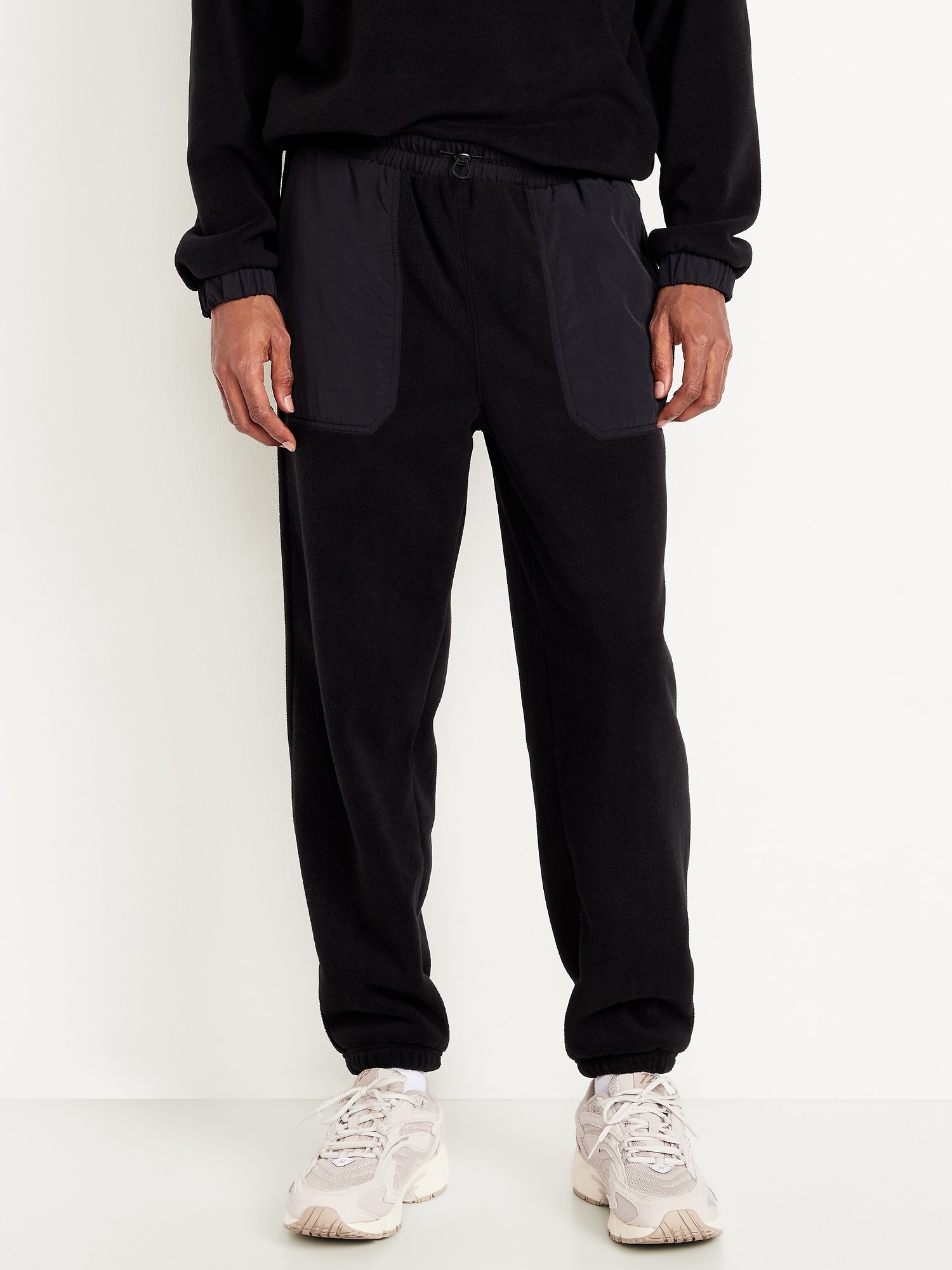 Loose Microfleece Utility Joggers