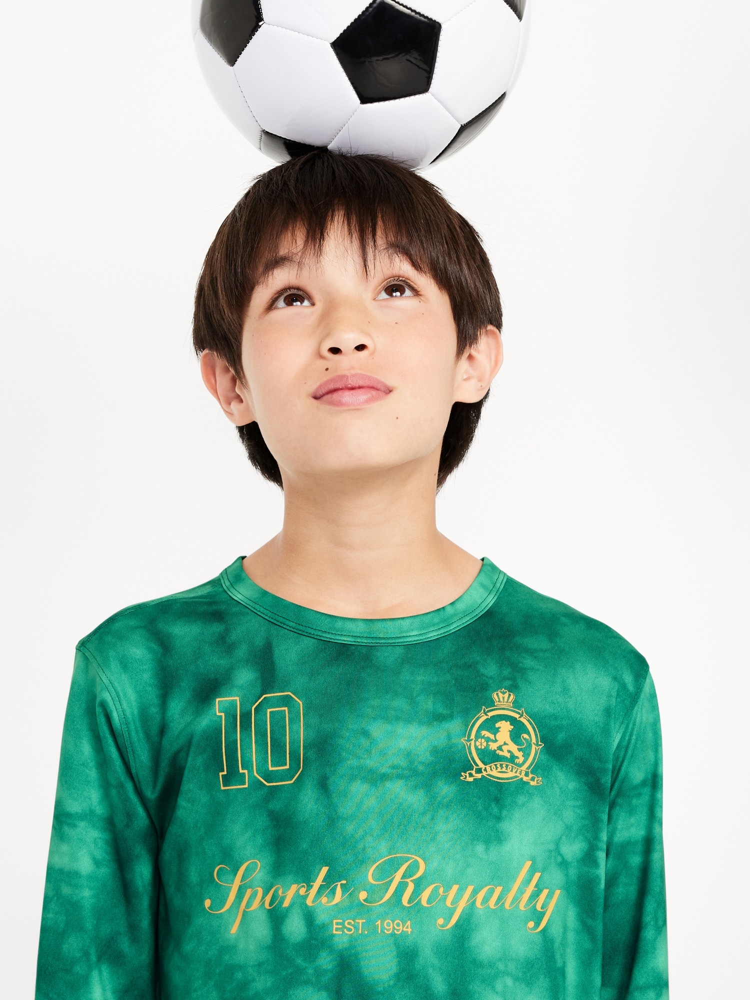 CloudMotion Long-Sleeve Graphic Performance T-Shirt for Boys