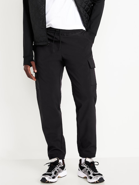 Pantalon de jogging cargo Tech tissé à doublure douillette - Noir De Jais
