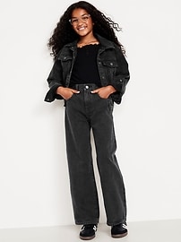 Image number 3 showing, Baggy Straight-Leg Jeans for Girls