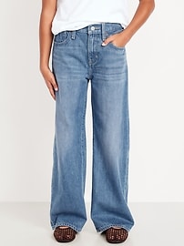Image number 1 showing, Baggy Straight-Leg Jeans for Girls