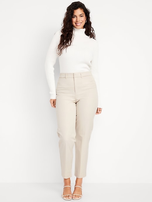Image number 6 showing, High-Waisted Pixie Straight Pants