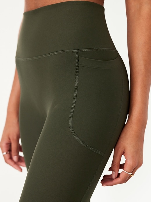 Image number 3 showing, Extra-High Waisted PowerSoft Boundless 7/8 Pocket Leggings – No Front Seam