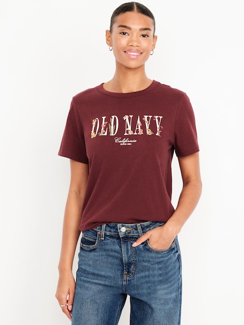 T-shirt ras du cou à logo imprimé
