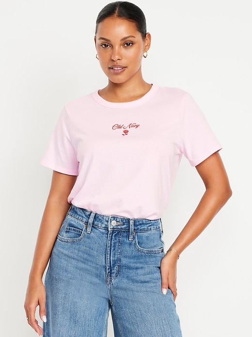 Image number 1 showing, Crew-Neck Logo-Graphic T-Shirt