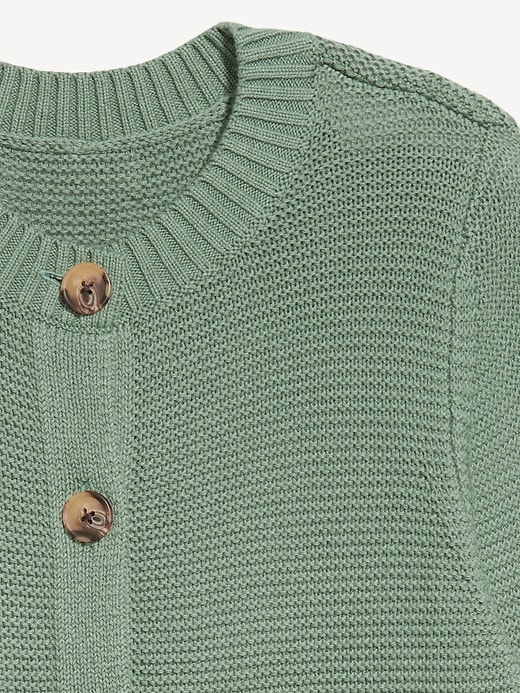 Image number 6 showing, Garter-Knit Cardigan Sweater