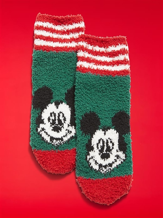 Image number 1 showing, Old Navy x Disney Gender-Neutral Cozy Socks for Kids