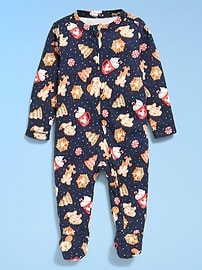 L'image numéro 1 présente Une-pièce Nuit ou jeu à pieds à glissière à double sens Old Navy x Disney© pour bébé