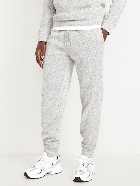 Pantalon de jogging en tricot de molleton - Gris Moiré