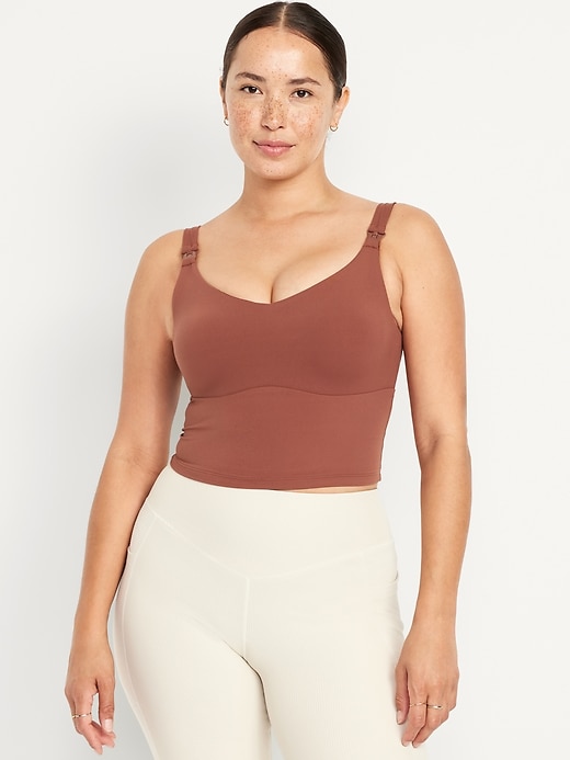 Image number 1 showing, Maternity Light Support StudioSmooth Longline Nursing Bra
