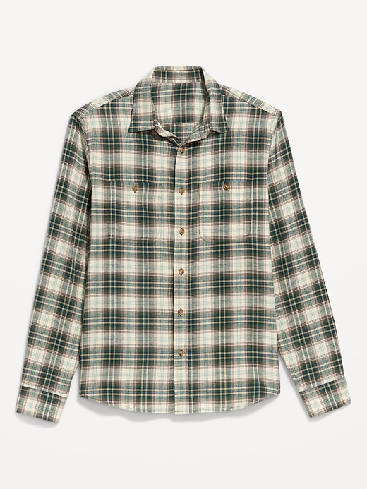 Image number 1 showing, Plaid Flannel Pocket Shirt
