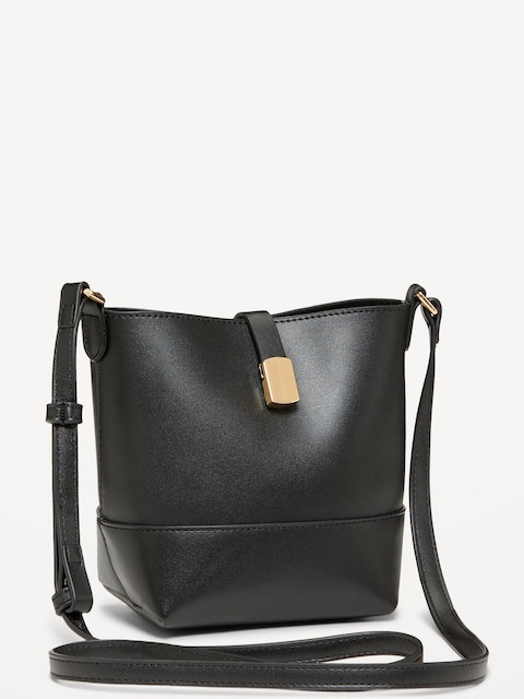 Small Preppy Bucket Crossbody Bag