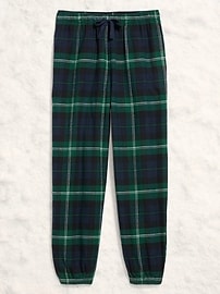 Image number 1 showing, Plaid Flannel Pajama Joggers for Women