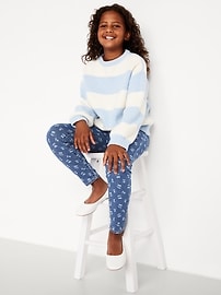 L'image numéro 3 présente Jegging Rockstar à extensibilité 360° à taille haute à motif pour fille